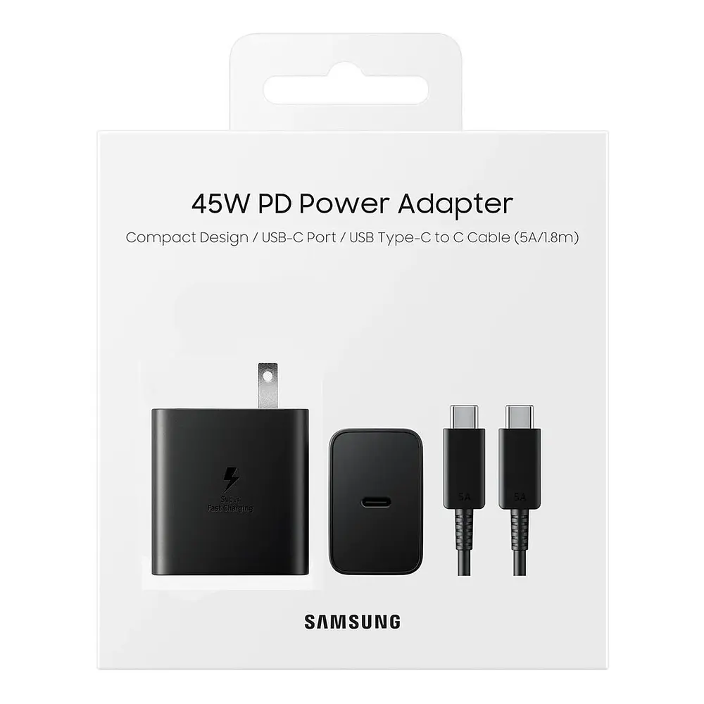 Original Samsung Ultra Fast Charger 45w USB Type C Cable
